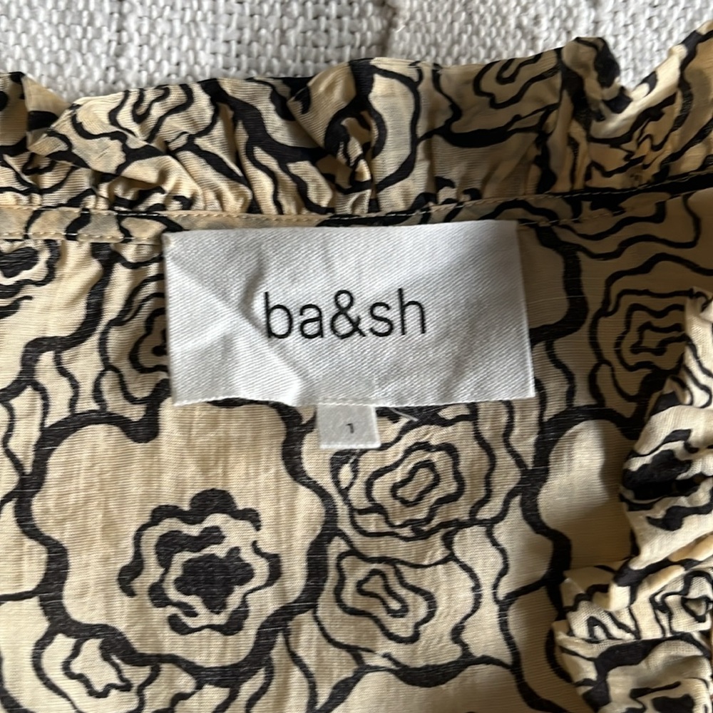 BA&SH short floral Dress GRAZIE Sz S - Picture 7 of 12